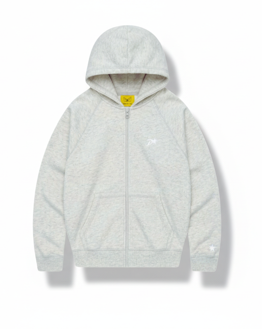 Protect London – Wine Day Grey Zip Hoodie