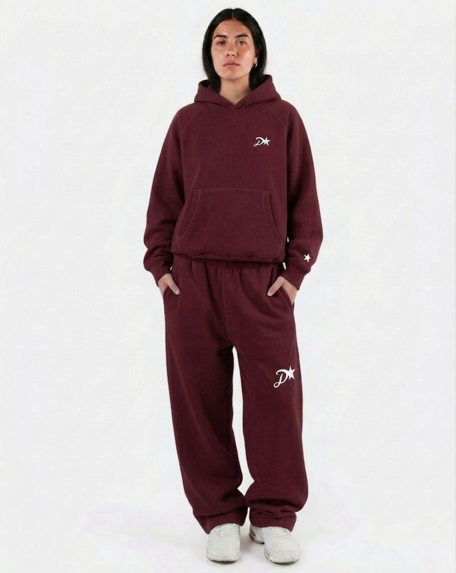 Protect Brudda Baggy Sweatpants – Burgundy Day2Day Sweats