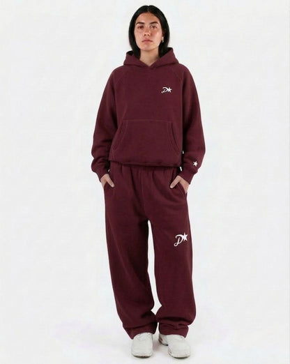 Protect Brudda Baggy Sweatpants – Burgundy Day2Day Sweats