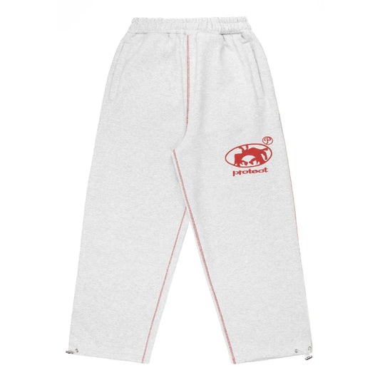 Protect Brudda Baggy Sweatpants – Grey/Red Edition