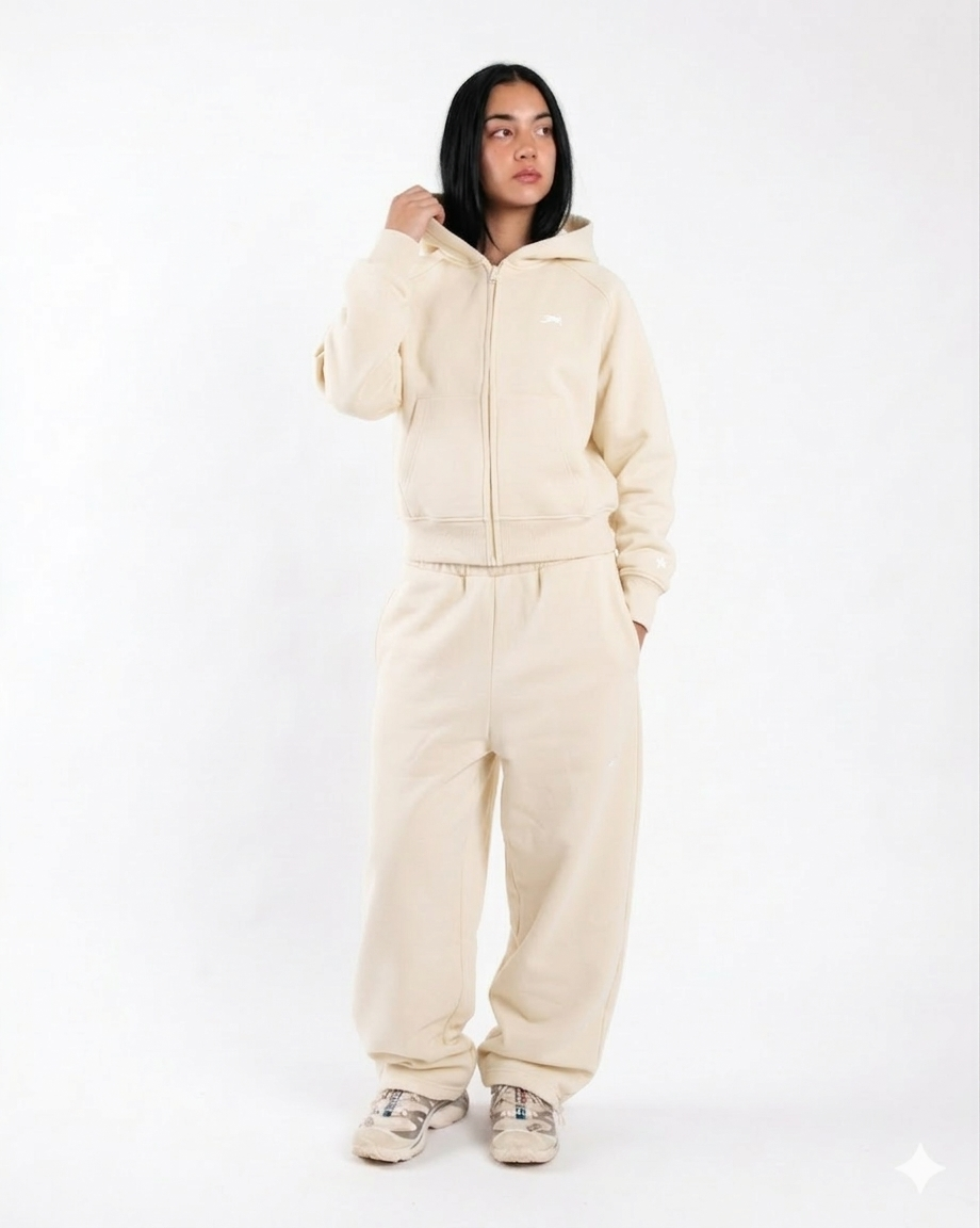 Protect London – Wine Day Cream Zip Hoodie