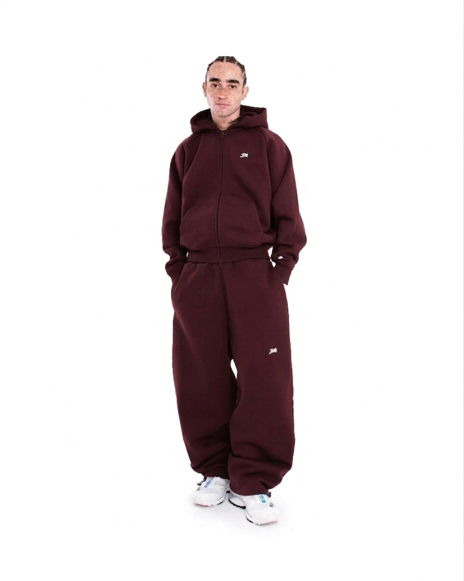 Protect Brudda Baggy Sweatpants – Burgundy Day2Day Sweats