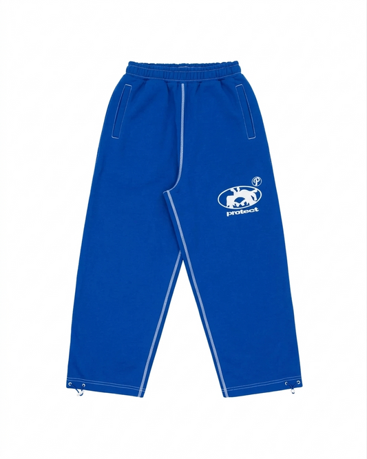 Protect Brudda Baggy Sweatpants – Blue/White Edition