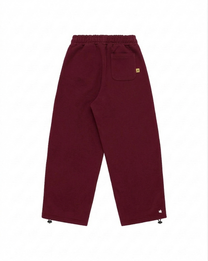 Protect Brudda Baggy Sweatpants – Burgundy Day2Day Sweats