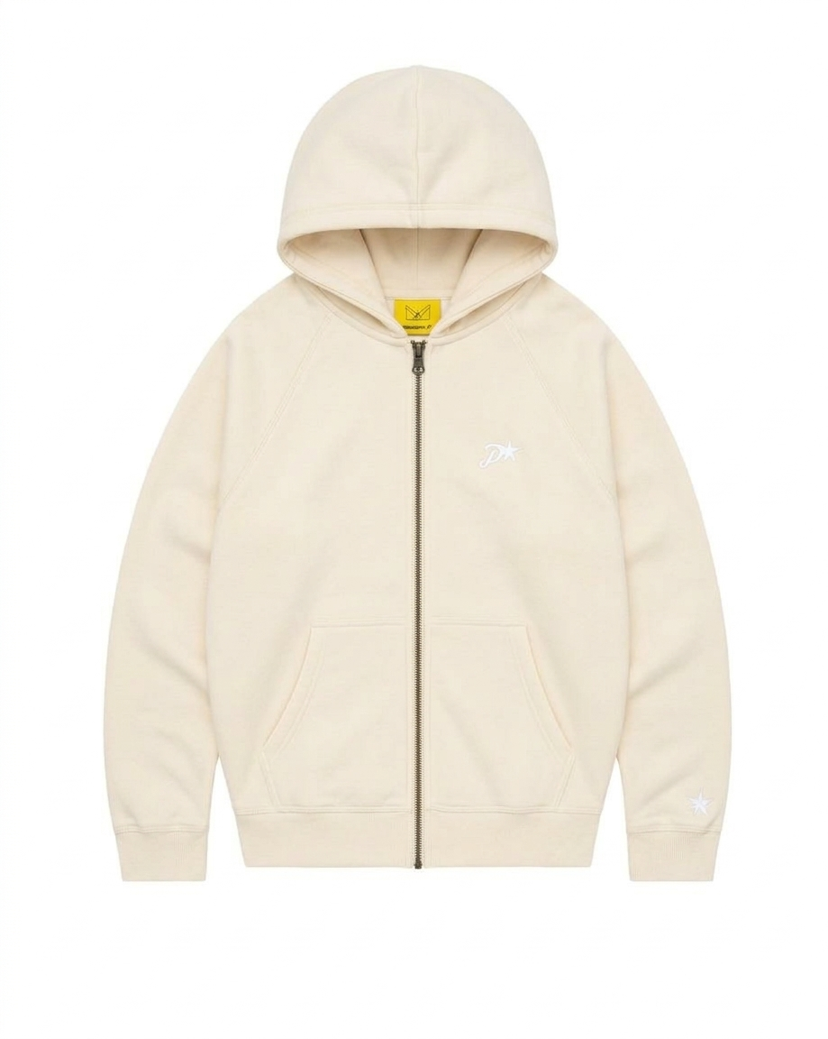 Protect London – Wine Day Cream Zip Hoodie