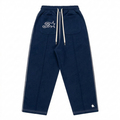 Protect Brudda Baggy Sweatpants – Navy Blue/White Edition