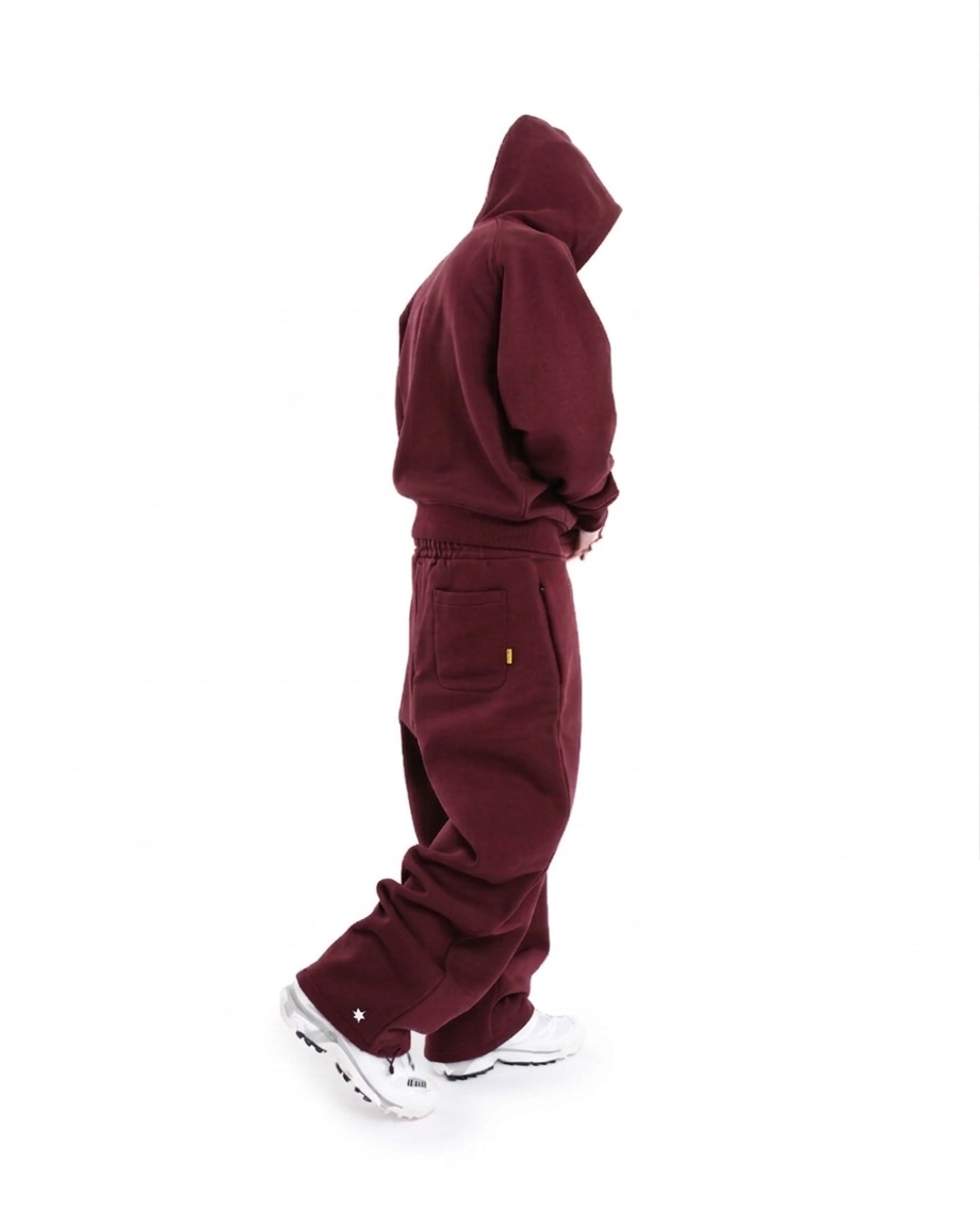 Protect Brudda Baggy Sweatpants – Burgundy Day2Day Sweats