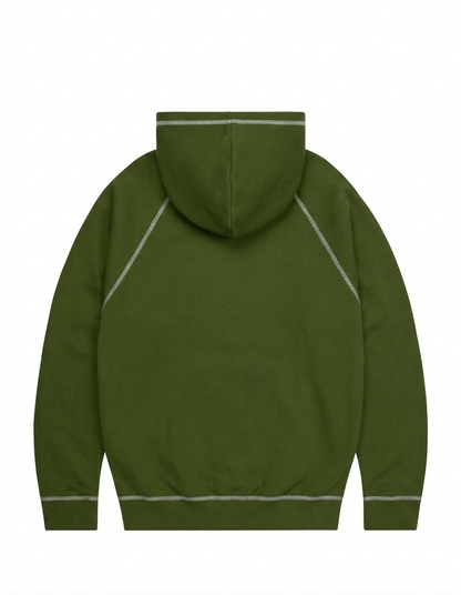 Protect London – Olive Green Brudda Zip Hoodie